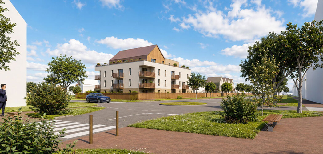 Programme immobilier neuf LE HAMEAU SOLARIA - Soliers logements neufs proches Caen et littoral (14540) - Référence : 18127
