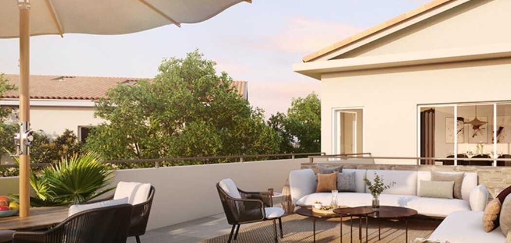 Programme immobilier neuf FLORA SOLIS - Solliès-Pont : Appartements T2–T4 avec terrasses, RT2012 et proximité centre-ville (83210) - Référence : 11969