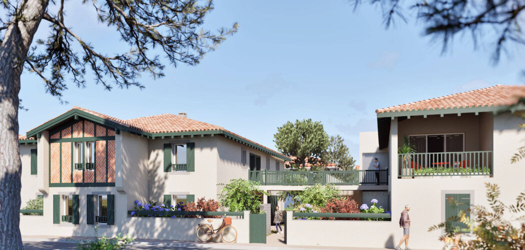 Programme immobilier neuf Hameau des Pains (Les ilots de Soorts) - Soorts-Hossegor à deux pas du lac (40150) - Référence : 12278