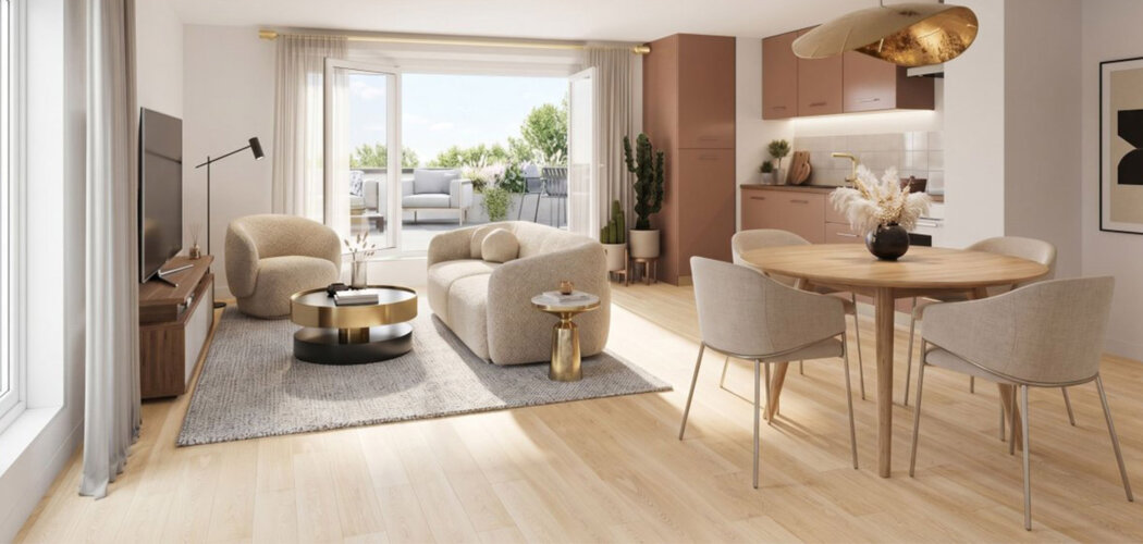 Programme immobilier neuf L'INDIGO - Sotteville-lès-Rouen proche gare et commerces (76300) - Référence : 17392