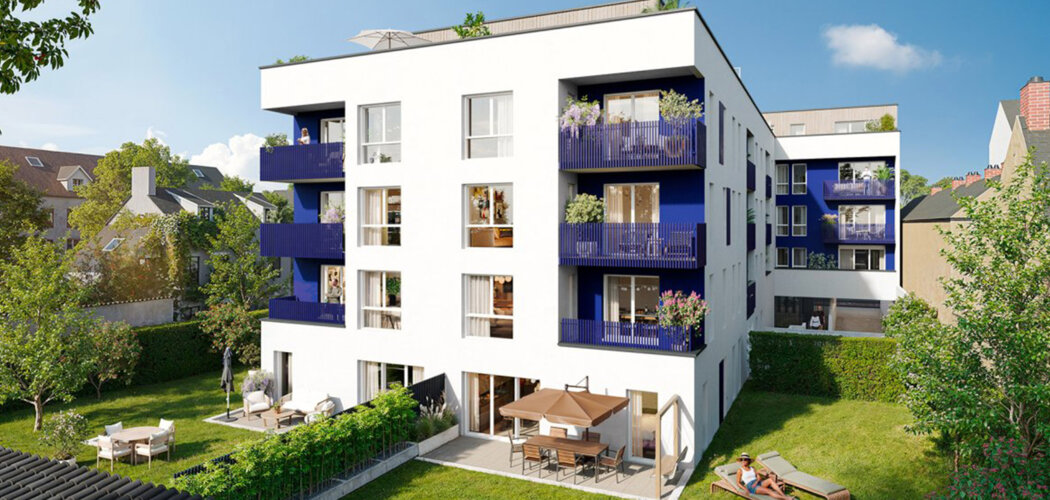Programme immobilier neuf L'INDIGO - Sotteville-lès-Rouen proche gare et commerces (76300) - Référence : 17392
