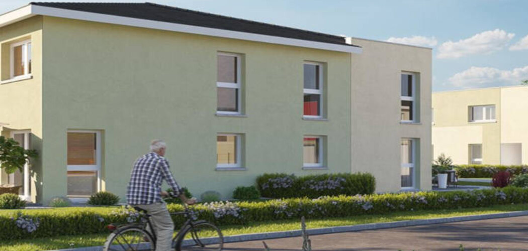 Programme immobilier neuf LES CARRÉS DE SOIE - Soultz : Appartements T4–T5 avec jardins, terrasses et garages proche du centre-ville (68360) - Référence : 3418