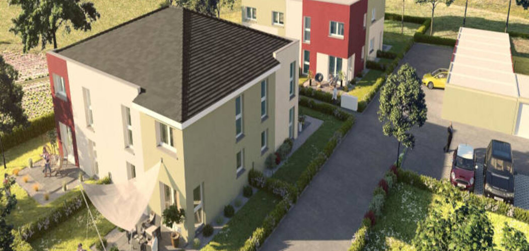 Programme immobilier neuf LES CARRÉS DE SOIE - Soultz : Appartements T4–T5 avec jardins, terrasses et garages proche du centre-ville (68360) - Référence : 3418