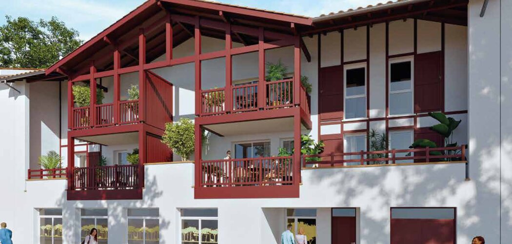 Programme immobilier neuf LE PATIO -  Soustons : appartements neufs du 2 au 3 pièces à 100 m des Arènes (40140) - Référence : 10173