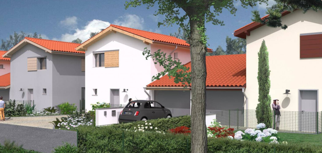 Programme immobilier neuf Les Villas Kyao - Soustons maisons neuves et  plages à 20 min (40140) - Référence : 11341