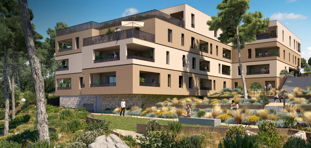 Programme immobilier neuf SYLVEA - St-Clément-de-Rivière village traditionnel au cœur de la Pinède (34980) - Référence : 15116