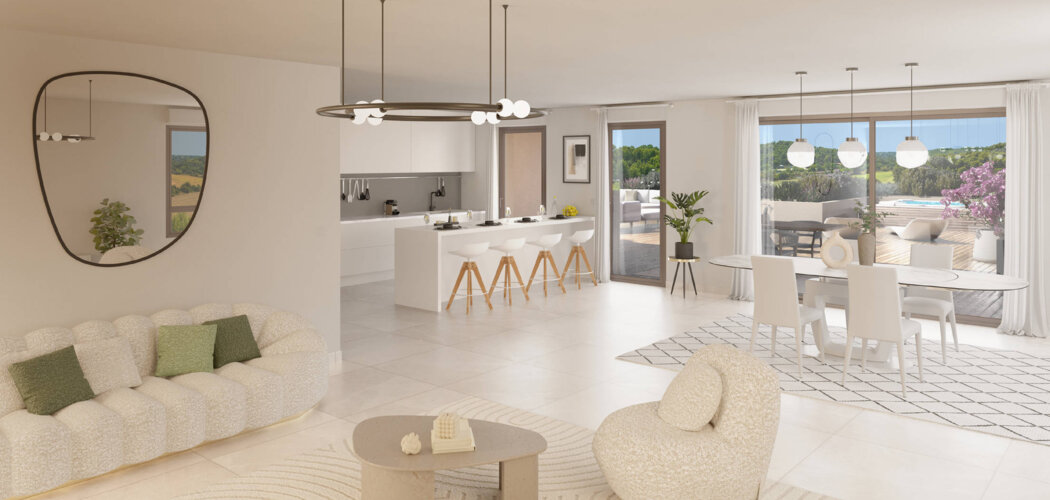Programme immobilier neuf SYLVEA - St-Clément-de-Rivière village traditionnel au cœur de la Pinède (34980) - Référence : 15116