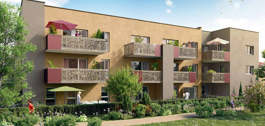Programme immobilier neuf L'Aurore des Rossignols - St-Etienne-de-Crossey : Appartements T2–T4 et maisons avec terrasses, volets électriques et chaudière gaz proche du centre-ville (38960) - Référence : 13889
