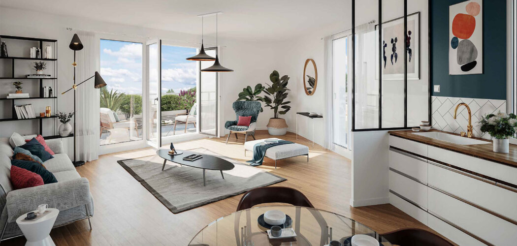 Programme immobilier neuf L'Atelier - Stains à deux pas des futures lignes 16 et 17 (93240) - Référence : 16437