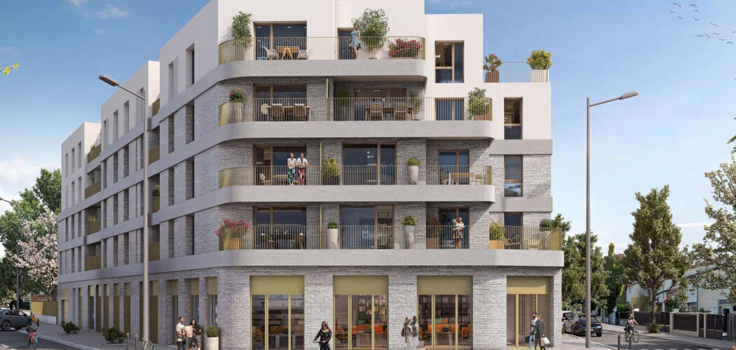 Programme immobilier neuf En aparté - Stains à moins de 15 min à pied du RER D (93240) - Référence : 16483