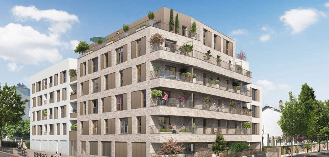 Programme immobilier neuf Les Jardins du Parc - Stains : appartements neufs 2 à 4 pièces à 10 min de Saint-Denis et proche du parc départemental (93240) - Référence : 8962