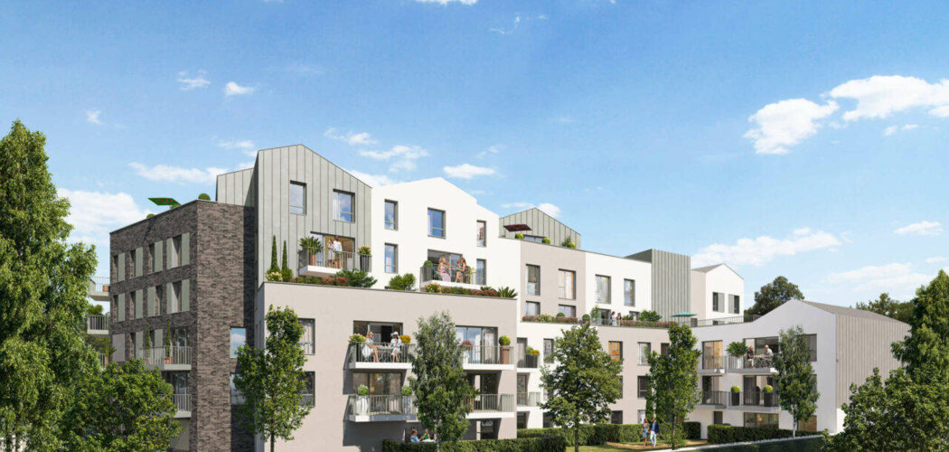 Programme immobilier neuf Les Terrasses du Parc - Stains : Appartements T2–T4 avec loggias, parking souterrain et proximité parc de la Courneuve (93240) - Référence : 14463