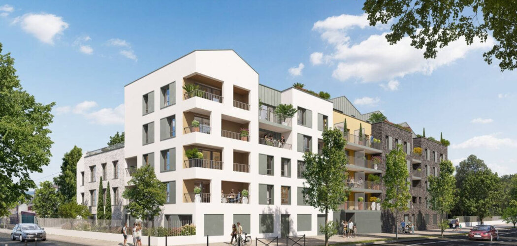 Programme immobilier neuf Les Terrasses du Parc - Stains : Appartements T2–T4 avec loggias, parking souterrain et proximité parc de la Courneuve (93240) - Référence : 14463