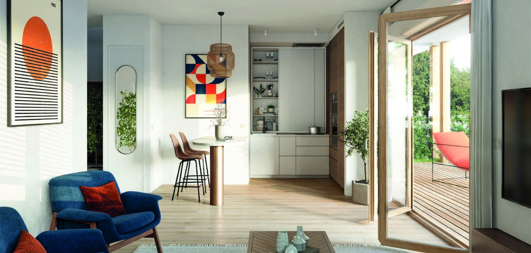 Programme immobilier neuf LE WOOD - Strasbourg : 59 appartements neufs T2–T5 à 200m du tramway C (67000) - Référence : 15739