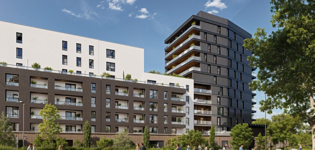 Programme immobilier neuf L'Écrin de l'Ill - Strasbourg à deux pas du tram B (67000) - Référence : 15913