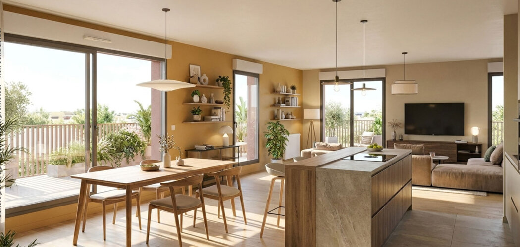 Programme immobilier neuf LE SCHLUTHFELD - Strasbourg appartements avec terrasses au cœur de Neudorf (67000) - Référence : 17752