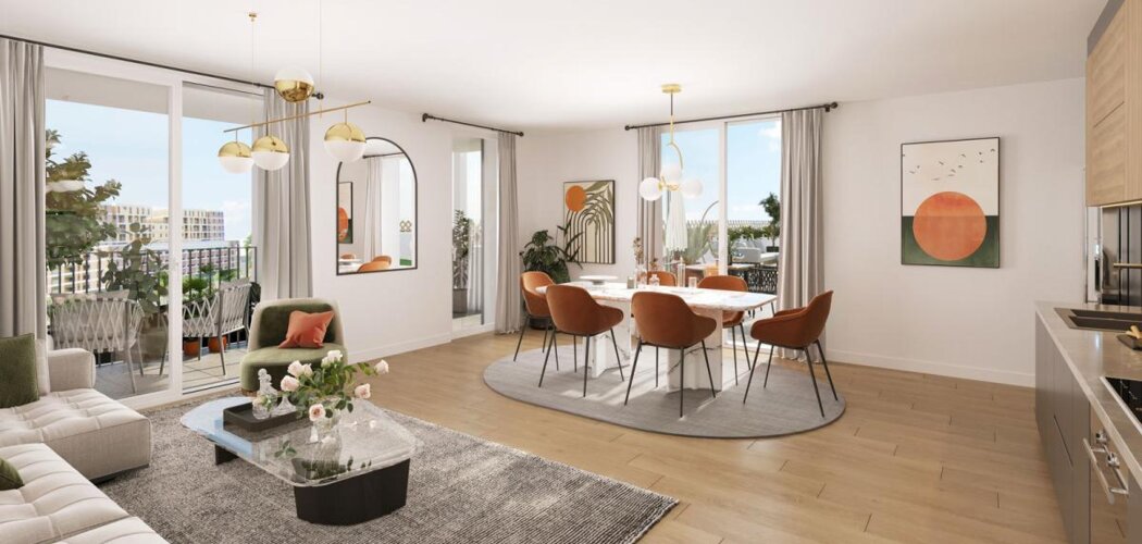 Programme immobilier neuf Le Cœur Du Rhin - Phase 1 - Strasbourg : appartements neufs du studio au 4 pièces au pied du Bassin Vauban (67000) - Référence : 15352
