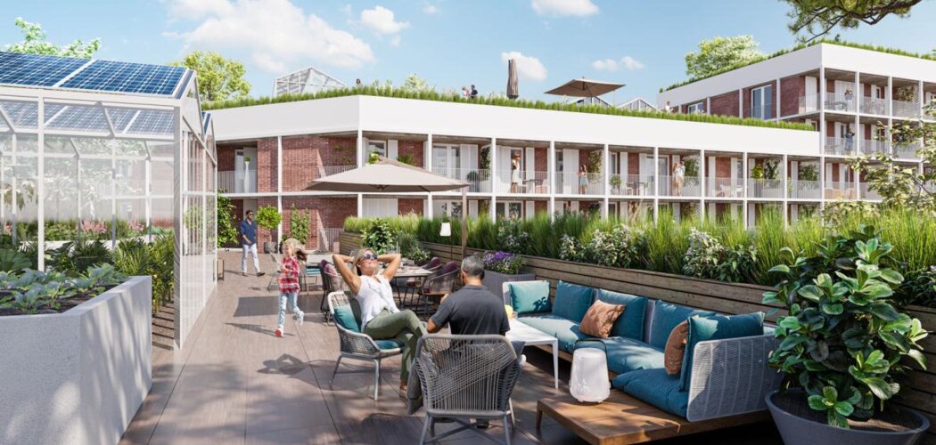 Programme immobilier neuf Le Cœur Du Rhin - Phase 1 - Strasbourg : appartements neufs du studio au 4 pièces au pied du Bassin Vauban (67000) - Référence : 15352