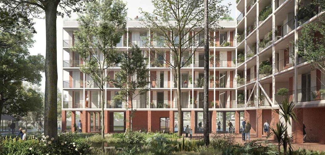Programme immobilier neuf Le Cœur Du Rhin - Phase 1 - Strasbourg : appartements neufs du studio au 4 pièces au pied du Bassin Vauban (67000) - Référence : 15352