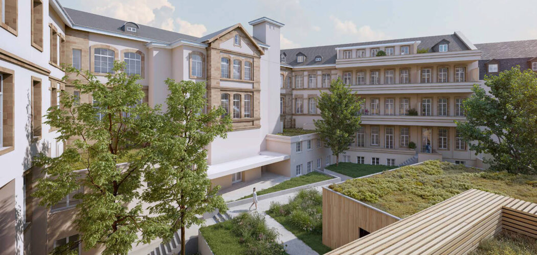 Programme immobilier neuf : Hôtel d'Esther / CGP - Strasbourg : appartements rénovés du studio au T4 face à la Place d’Haguenau (67000) - Référence : 15821