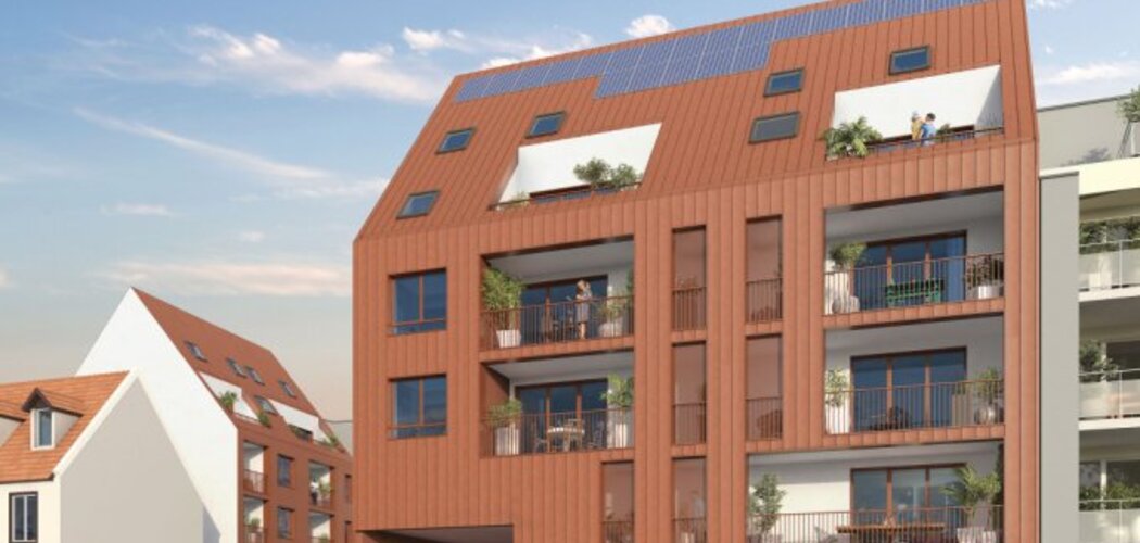 Programme immobilier neuf TERRA ROSSA - Strasbourg, maisons neuves et appartements à 3 min du tramway B Elsau (67000) - Référence : 15912