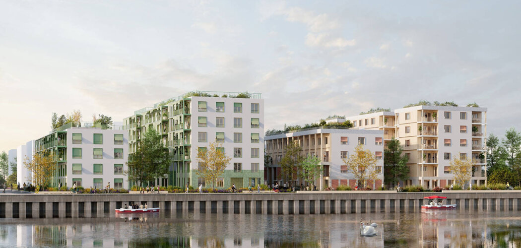 Programme immobilier neuf D'UNE RIVE A L'AUTRE - Strasbourg nouveau quartier proche centre historique (67000) - Référence : 12298
