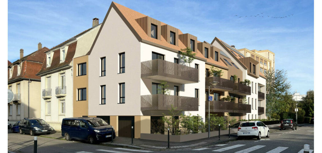 Programme immobilier neuf LE CLOS NEUDORF - Strasbourg proche du centre en tram D (67000) - Référence : 16420