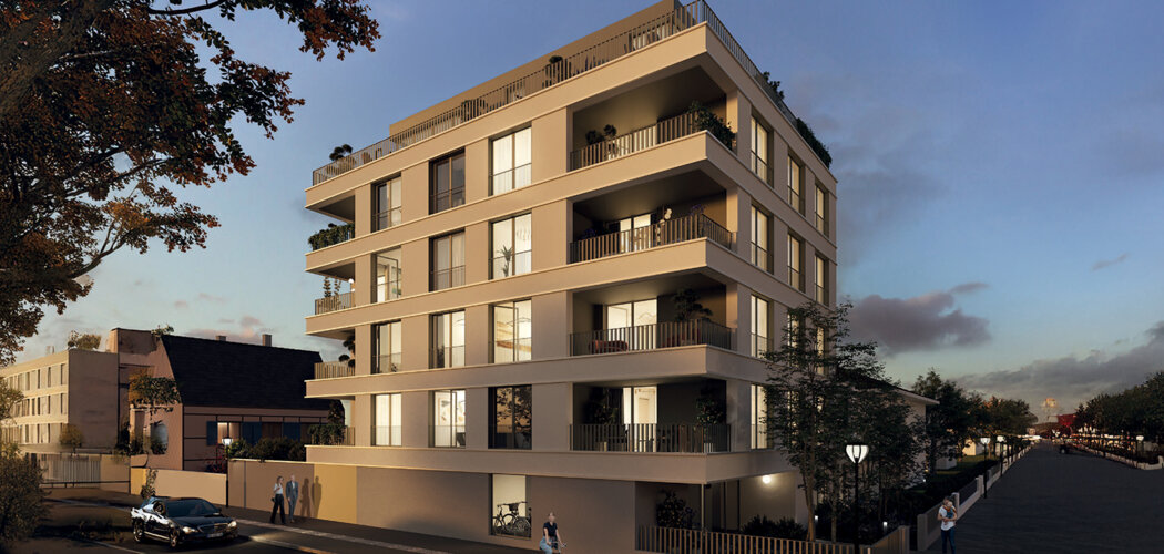 Programme immobilier neuf L AVENUE - Strasbourg  quartier Rive Étoile proche des  tram D et E (67000) - Référence : 13572