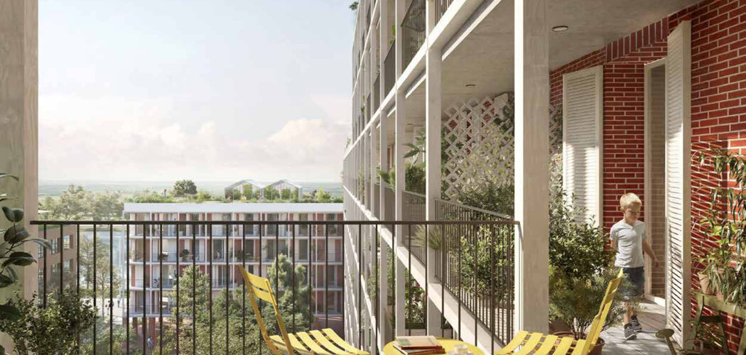 Programme immobilier neuf Le Cœur Du Rhin - Phase 2 - Strasbourg quartier Starlette proche du tramway (67000) - Référence : 16525