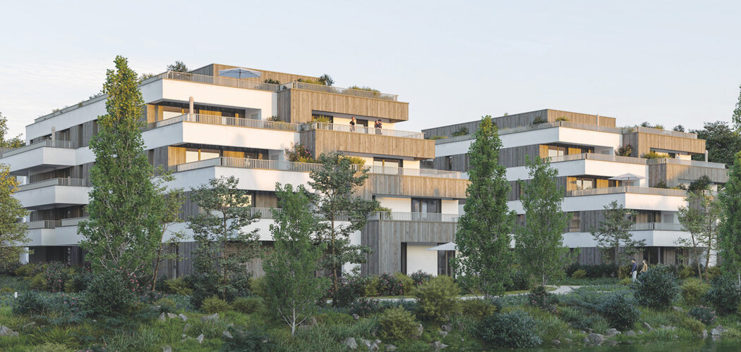 Programme immobilier neuf L'Îlot d'Õ - Strasbourg Robertsau des appartements avec balcon, terrasse ou jardin (67000) - Référence : 17534