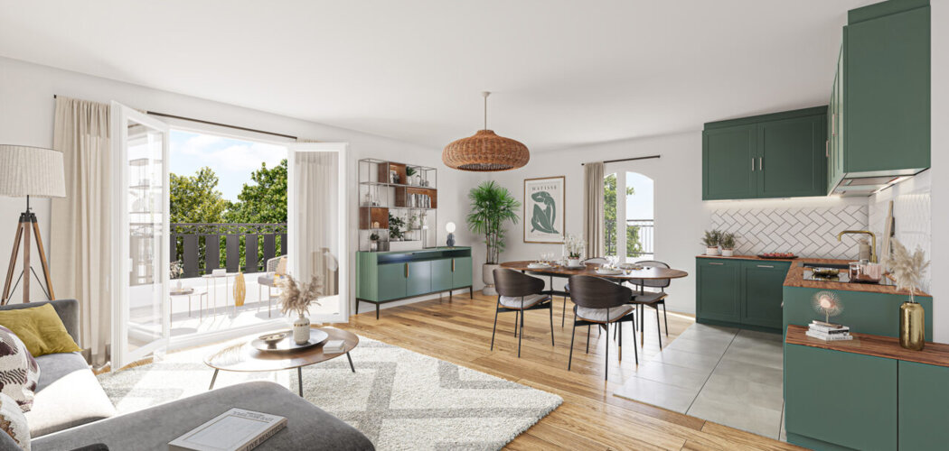 Programme immobilier neuf Villa Georges - Sucy-en-Brie : appartements neufs du 2 au 4 pièces à 200m du RER A (94370) - Référence : 15065