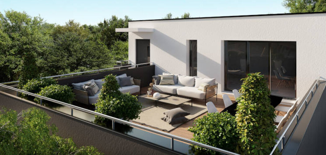 Programme immobilier neuf LES DUOS - LA DOLCE - Surbourg : Appartements T3 avec jardins, terrasses et garages en rez-de-jardin ou attique proche du centre-ville (67250) - Référence : 5830