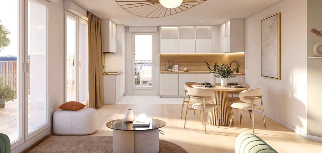 Programme immobilier neuf LA CANOPEE - Suresnes à proximité de la Seine et de La Défense (92150) - Référence : 16536