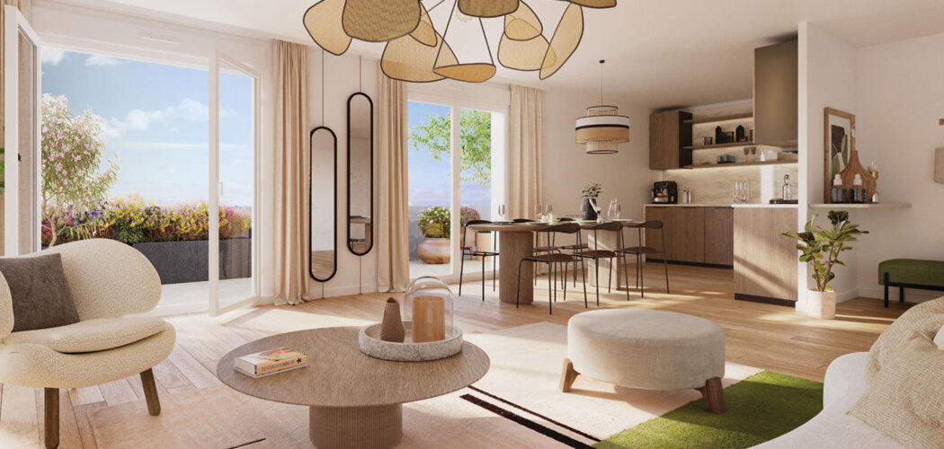 Programme immobilier neuf LES TERRASSES DU MONT - Suresnes appartements neufs à 20 min de La Défense via le Transilien L (92150) - Référence : 14143