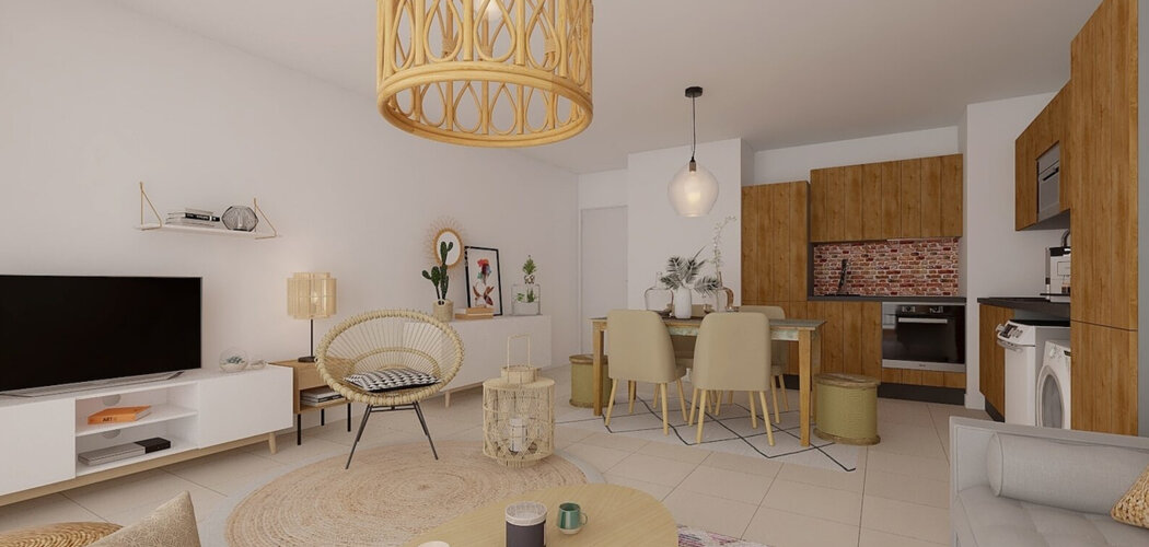 Programme immobilier neuf HARMONIA - Talence aux portes de Bordeaux en 15 min (33400) - Référence : 15032