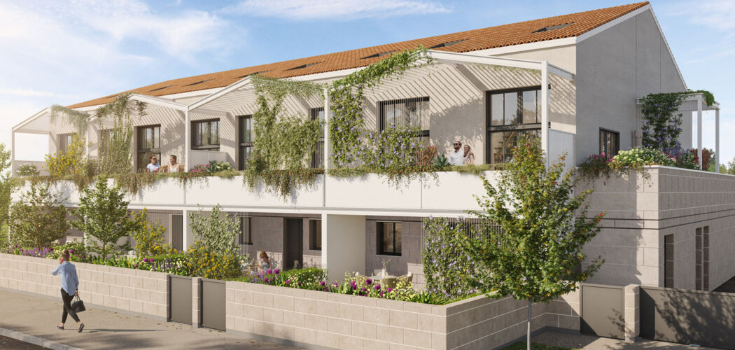 Programme immobilier neuf L'Admiral - TALENCE (33) - Maisons -  Talence : maisons neuves de 4 et 5 pièces à 10 min du tramway B Peixotto (33400) - Référence : 15031