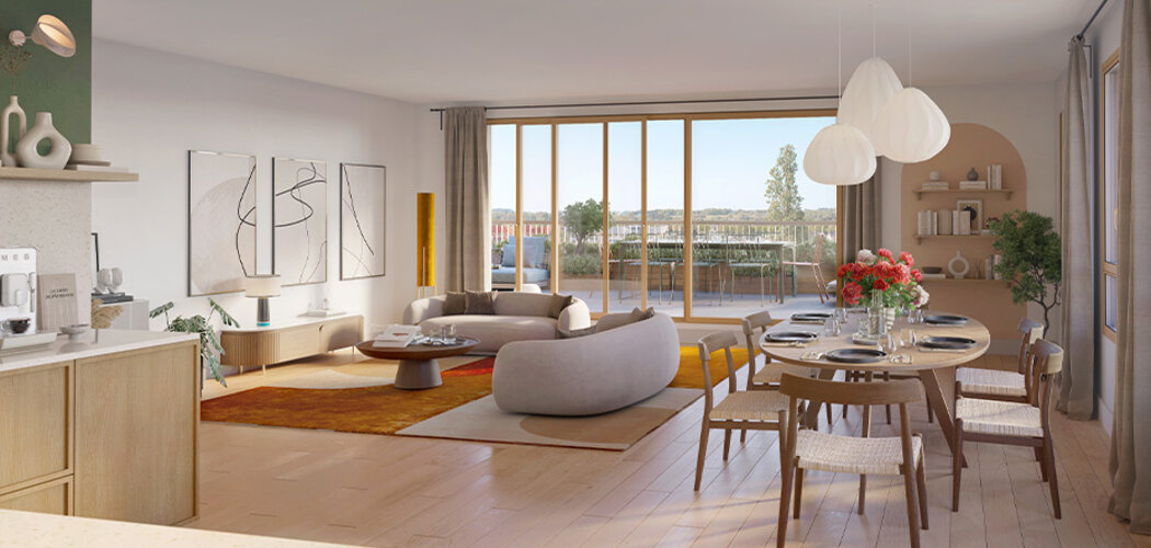 Programme immobilier neuf LE 1827 - Tassin-la-Demi-Lune : appartements neufs 2 à 5 pièces à 5 min de la gare routière (69160) - Référence : 16002