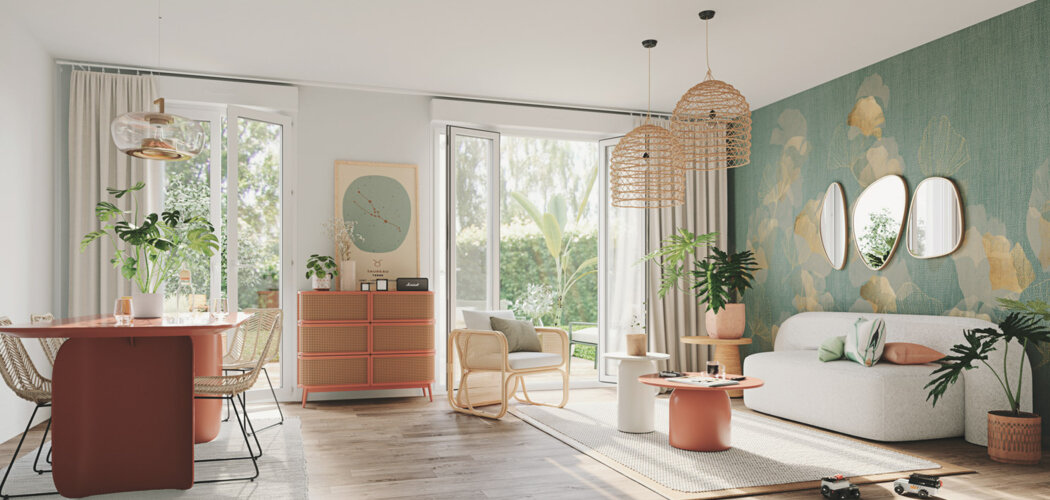 Programme immobilier neuf JARDIN ROMANTIQUE - Taverny centre-ville à moins de 10 min à pied du Transilien H (95150) - Référence : 12530