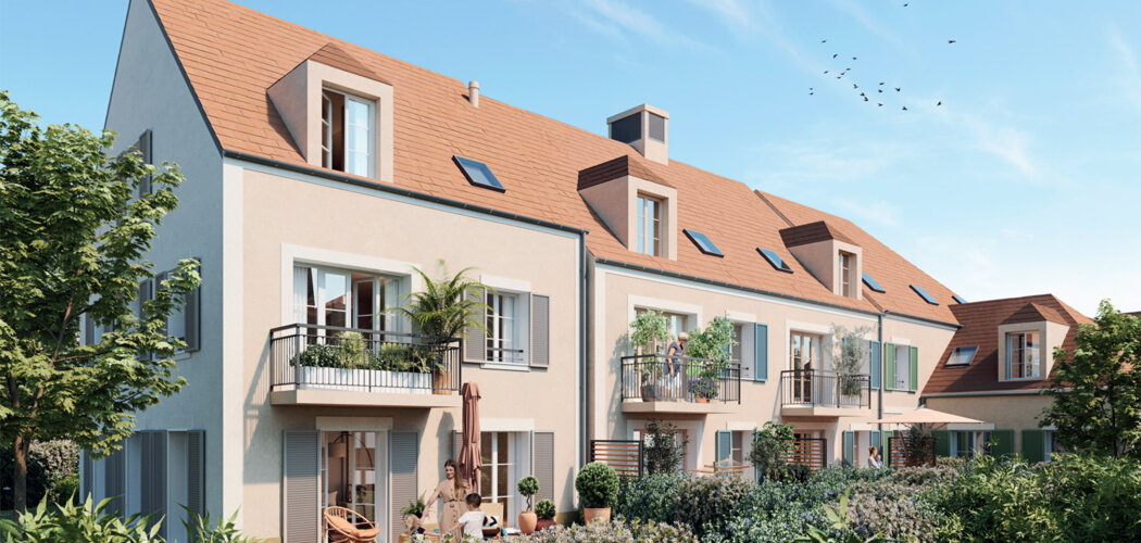 Programme immobilier neuf JARDIN ROMANTIQUE - Taverny centre-ville à moins de 10 min à pied du Transilien H (95150) - Référence : 12530