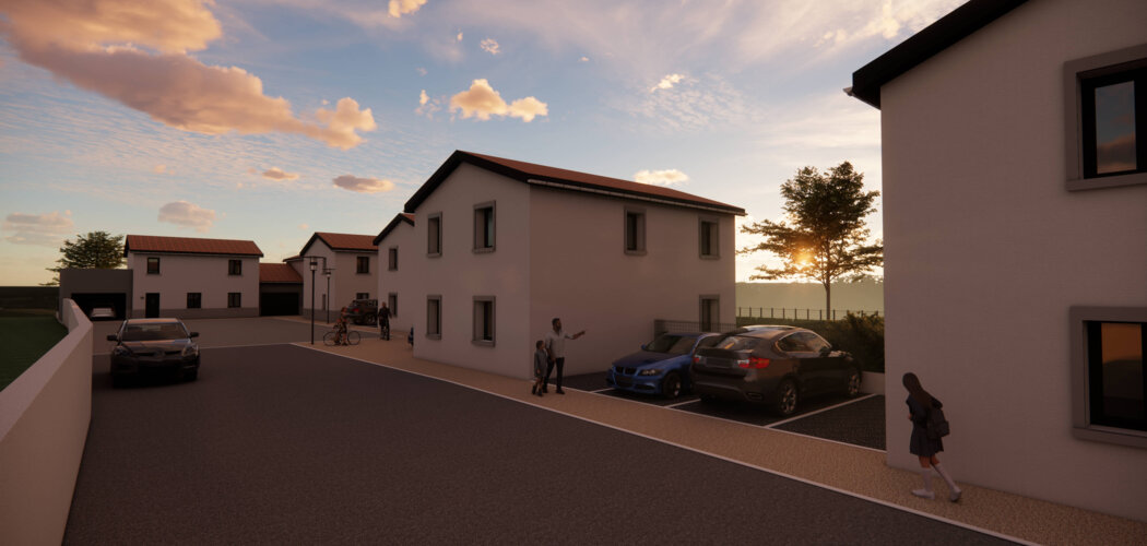 Programme immobilier neuf LE 9 - Ternay maisons neuves proche centre (69360) - Référence : 12438