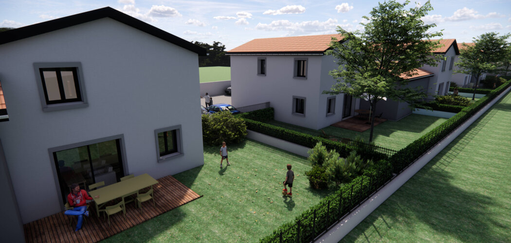 Programme immobilier neuf LE 9 - Ternay maisons neuves proche centre (69360) - Référence : 12438