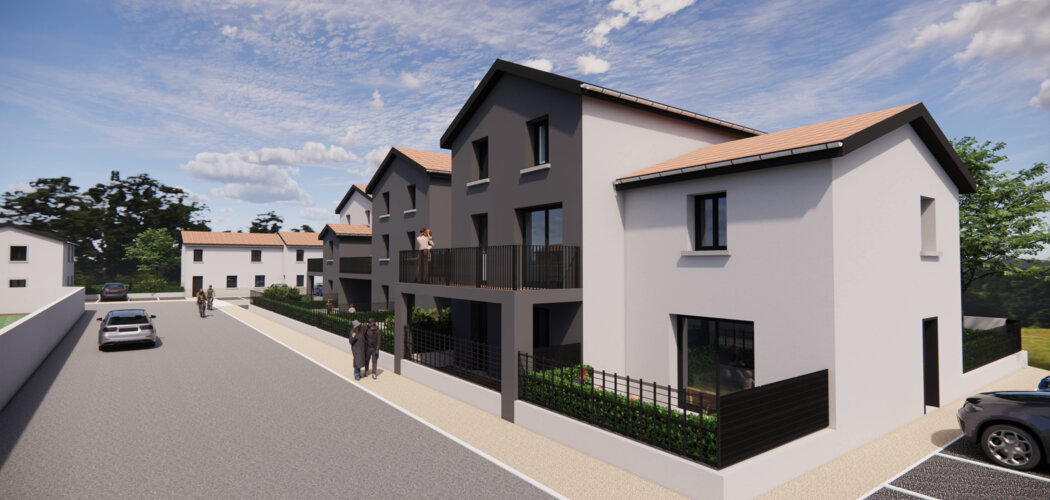Programme immobilier neuf LE 9 - Ternay maisons neuves proche centre (69360) - Référence : 12438