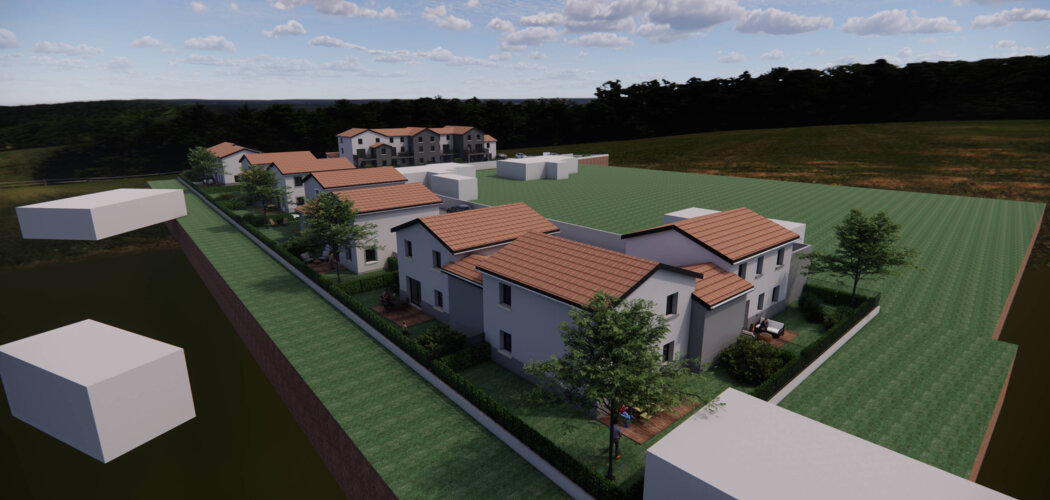 Programme immobilier neuf LE 9 - Ternay maisons neuves proche centre (69360) - Référence : 12438