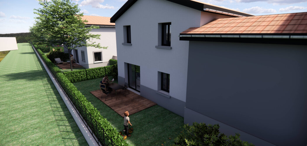 Programme immobilier neuf LE 9 - Ternay maisons neuves proche centre (69360) - Référence : 12438