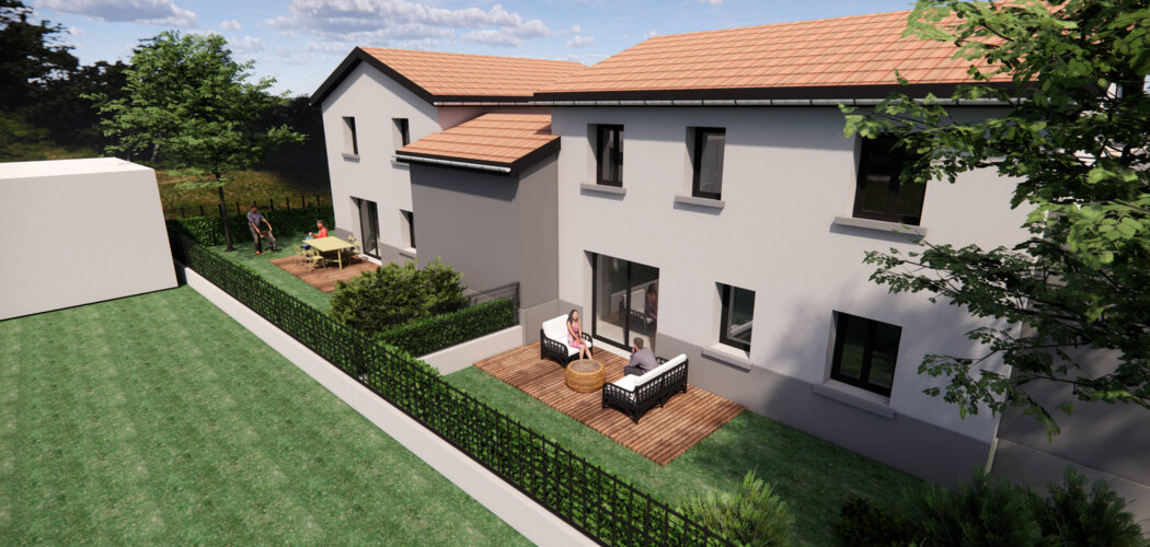 Programme immobilier neuf LE 9 - Ternay maisons neuves proche centre (69360) - Référence : 12438