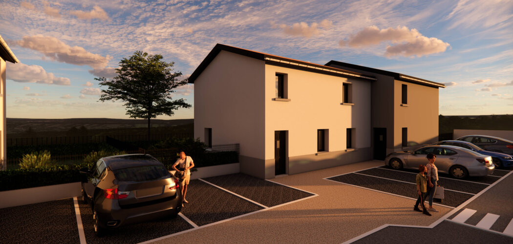 Programme immobilier neuf LE 9 - Ternay maisons neuves proche centre (69360) - Référence : 12438