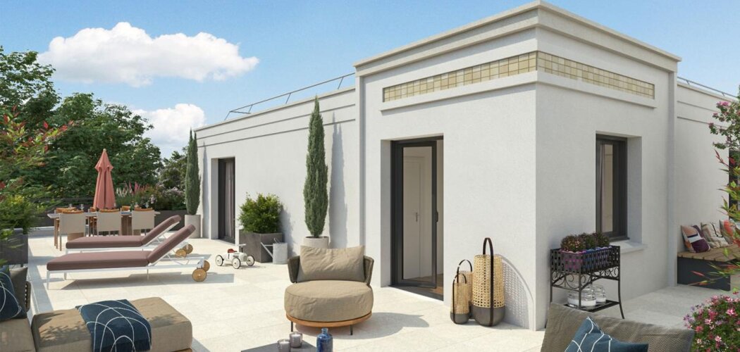 Programme immobilier neuf Les Terrasses Du Parc - Thiais : appartements neufs T2–T5 à 500 m du tramway T7 Bretagne (94320) - Référence : 15904