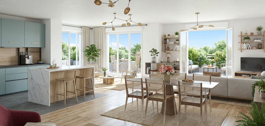 Programme immobilier neuf Les Terrasses Du Parc - Thiais : appartements neufs T2–T5 à 500 m du tramway T7 Bretagne (94320) - Référence : 15904