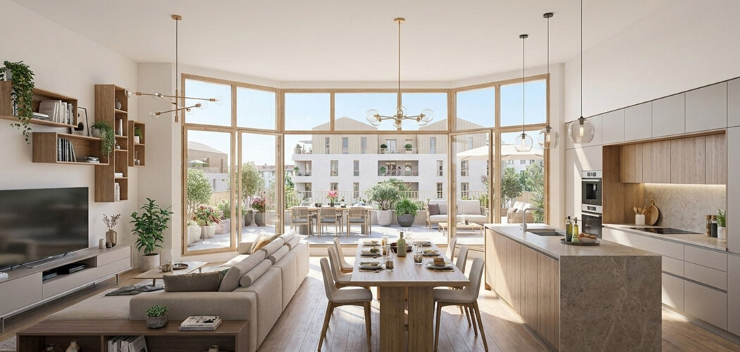 Programme immobilier neuf Résidence SOLSTICE - Thionville résidence contemporaine proche Luxembourg et A31 (57100) - Référence : 18055