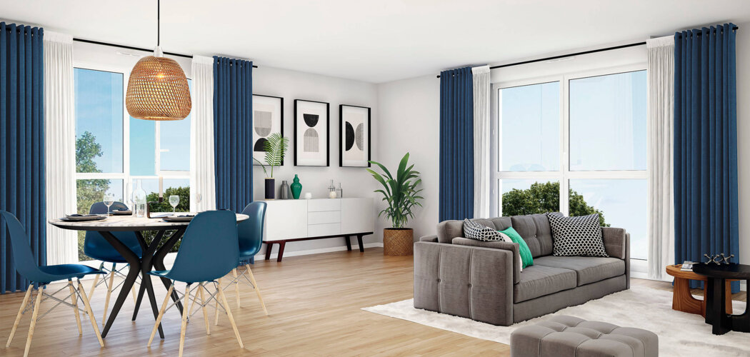 Programme immobilier neuf Les Bruyères - Thoiry : Appartements T2–T3 avec loggias, celliers et Prêt à Taux Zéro à 9 min du transilien N (78770) - Référence : 5719